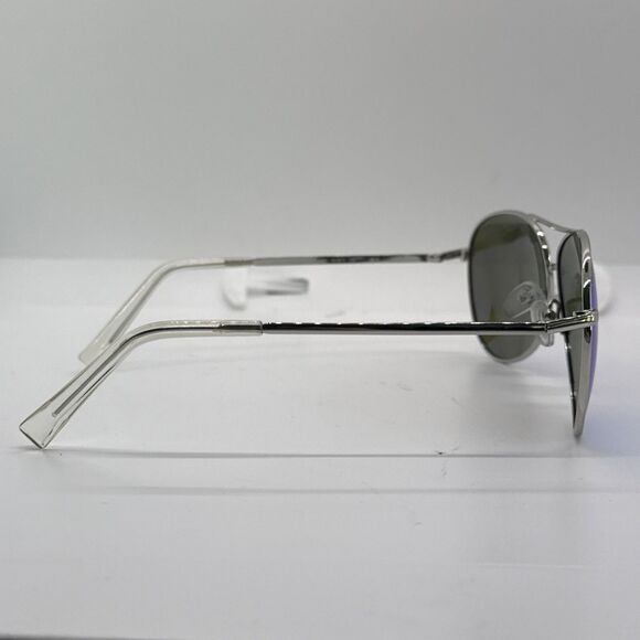 COLE HAAN CH 7032 (400) BLUE FLASH 61-11-135 POLARIZED BIG AVIATOR SUNGLASSES - Picture 3 of 8